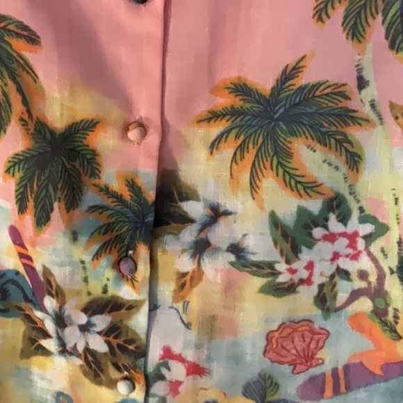 311. Tropics Short Set in Blush Multi - Picture 7 of 9